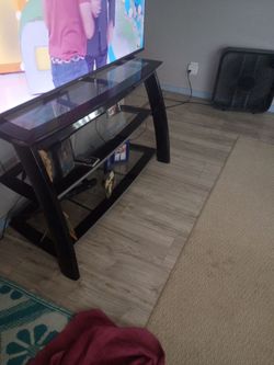 58 inch glass tv stand