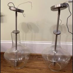 Pendant Lights (2) - New - Kichler - Comes W Four Glass Globes