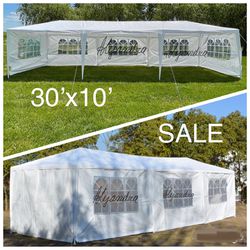 10x30 wedding party tent outdoor canopy tent   white FOR SALE 