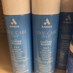 Andis Cool Care Plus Disinfectant Spray 5in1 Cleaner For Clippers Trimmer Tools 