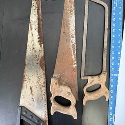Tools- Set of 3 Vintage Saws