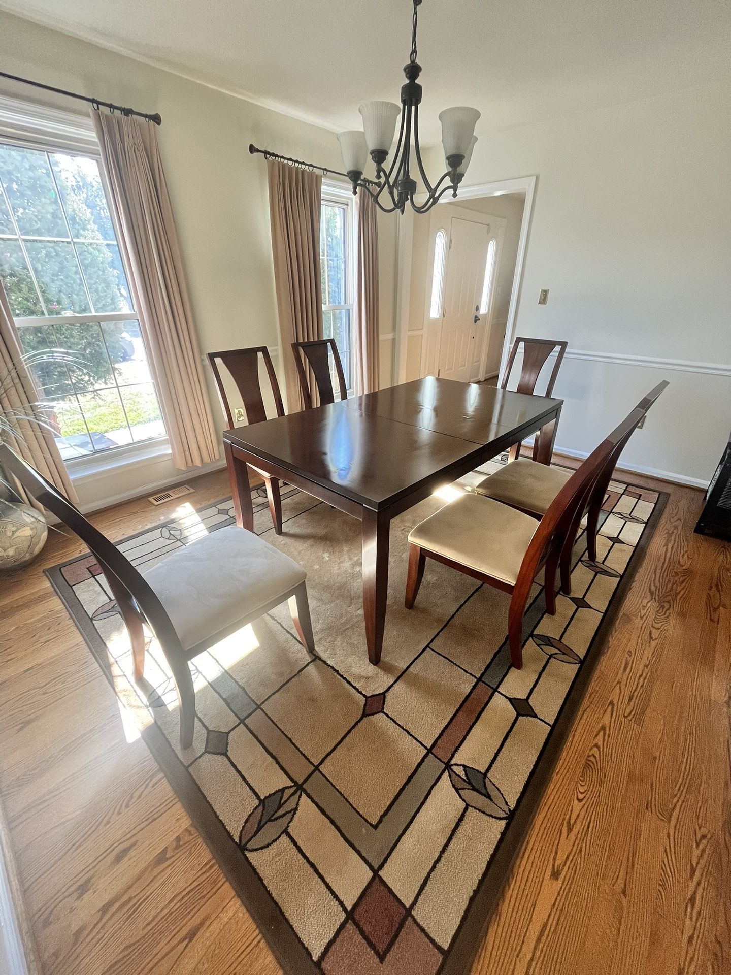 Formal Wooden Dining Table - 6 Seater