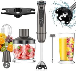 Immersion Blender, 800W 5-in-1 Hand Blender for Kitchen