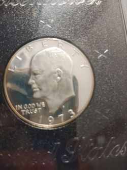 1973 selber proof  dollar