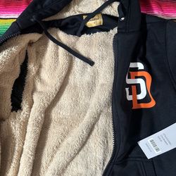 Men’s padres hoodie zip up