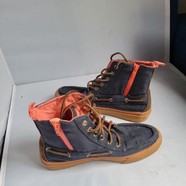 Concepts x Sperry Top-Sider Sailmakers Loft Topsider ‘Navy/Coral’ Mens Sz 8.5