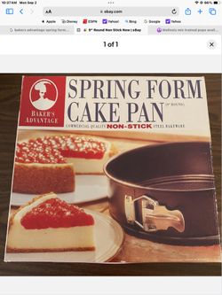 Bakers Advantage New In Box Spring Form Cake Pan