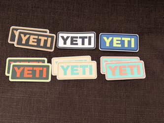 10 Yeti Stickers