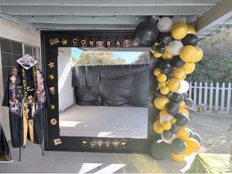 Custom Wood frame backdrop