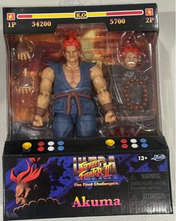 Jada Toys Akuma Street Fighter II The Final Challengers Action Figure 13+