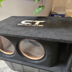 Dual 8 Inch Subwoofer Box NO SUBS