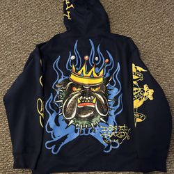 Ed Hardy Hoodie Sz Large