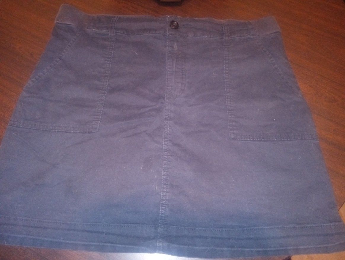 Lee Skorts Riders Mid rise Mini Skirt/Skort Built In Underwear