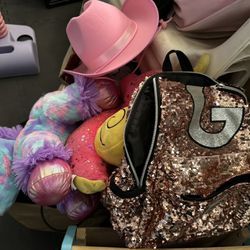 Hat, X2 Stuff Animals G Justice Backpack 