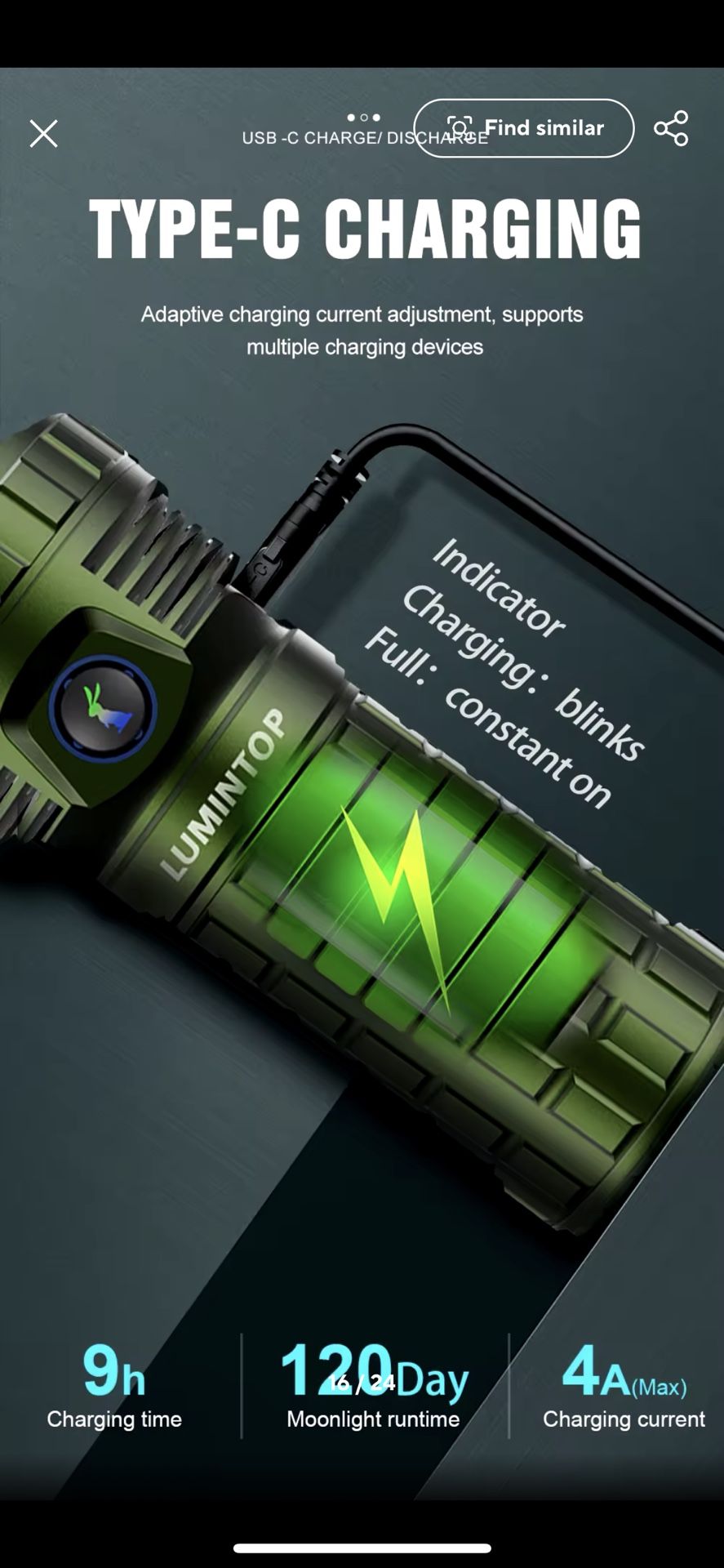 Lumintop Mach 46950 High Powered Led Flashlight 26,000 Lumens And 32000mah  Battery Power Bank