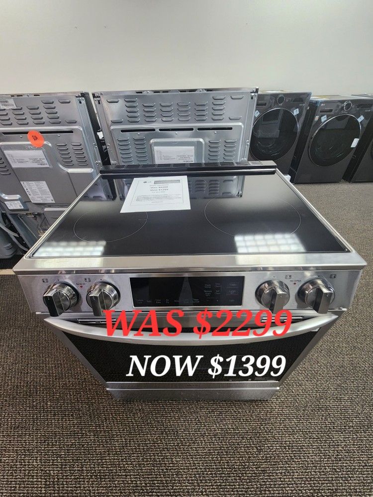 6.3 Cu. Ft. Smart Induction Slide In Range With Probake Convection , Air Fry In Print Proof