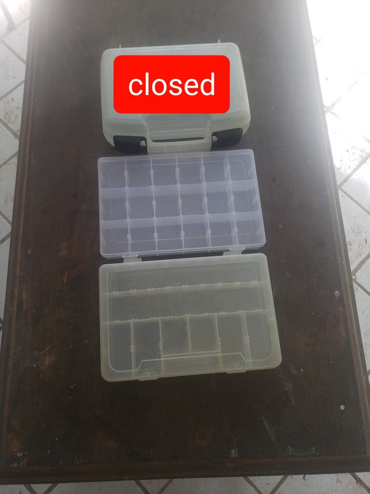 Clear See Threw Tackle Boxes (Used)