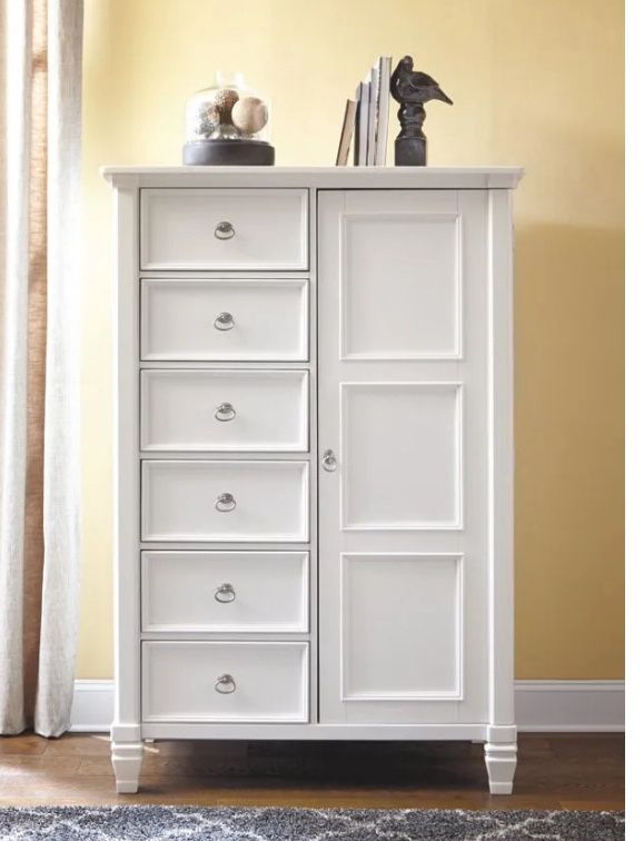 Ashley White Armoire 
