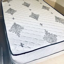 Mattress+Box Full Size Foam Orthopedic MEDIUM  11”thick Brand In Plástic FINANCING We Deliver