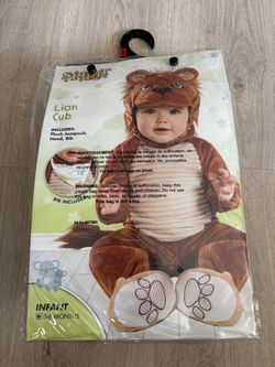 Spirit Lion Cub Infant Halloween Costume 0-6 Months