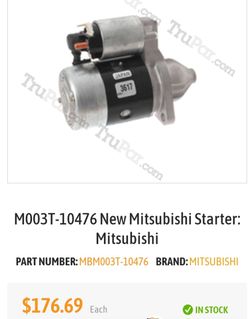 Mitsubishi Starter