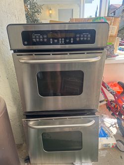 GE double oven