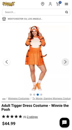 spirit halloween Tiger costume dress