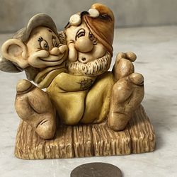 DISNEY HARMONY KINGDOM DOC AND DOPEY 