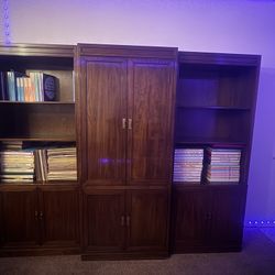 Ethan Allen Armoire- As Is- See Pics- Bring HELP to Pickup ! Comes Apart For Transport 
