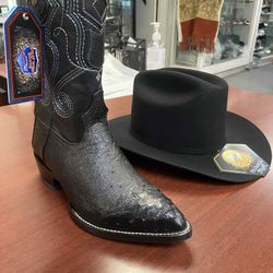 Nuevo Combo De Botas Vaqueras De Piel Original Y Texana 