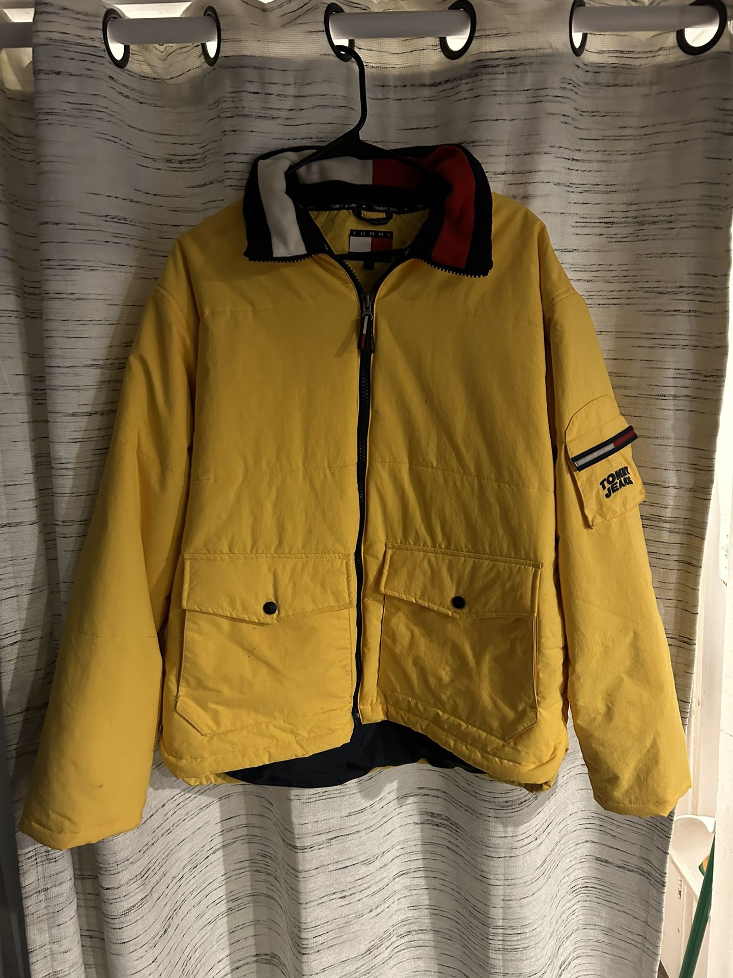 Vintage Tommy Hilfiger Yellow Jacket 