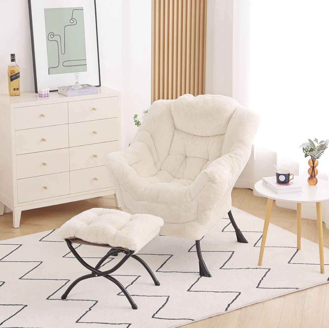 Lazy Chair With Ottoman