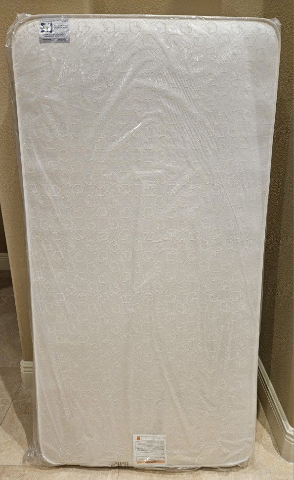 Sealy Baby Soybean 2 Stage Breathable Crib Mattress plus Toddler Bed Fit 28x52