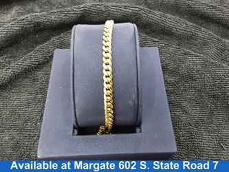 Link Bracelet - Yellow Gold 14k (.585) 7.7 grams 7 inch
