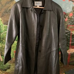 Cambridge MS Black Leather Jacket- Petite X Small