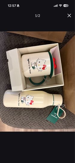 Hello kitty Starbucks cups