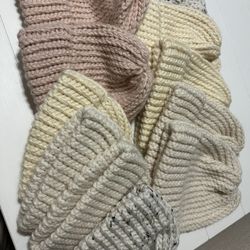 Handmade Hand knitted Warm Hats $20 Each Hat 