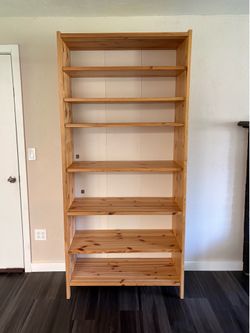 Tall Pine Bookcase Bookshelf Pantry Shelf