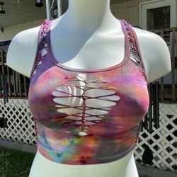 Handmade Braided Crop Top- L/XL