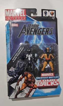 MARVEL UNIVERSE COMIC PACKS DARK WOLVERINE/DARK SPIDER-MAN WITH DARK AVENGERS #1