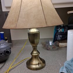 Vintage Stiffle Brass Table Lamp