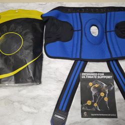 NEW Cambivo Knee Support Sleeve with Stabilizers - Small / Blue