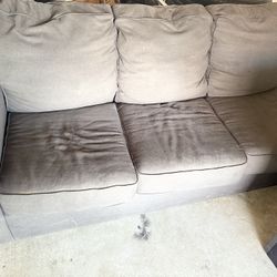 Gray L-Shaped Sectional Sofa w/ Chaise | As-Is