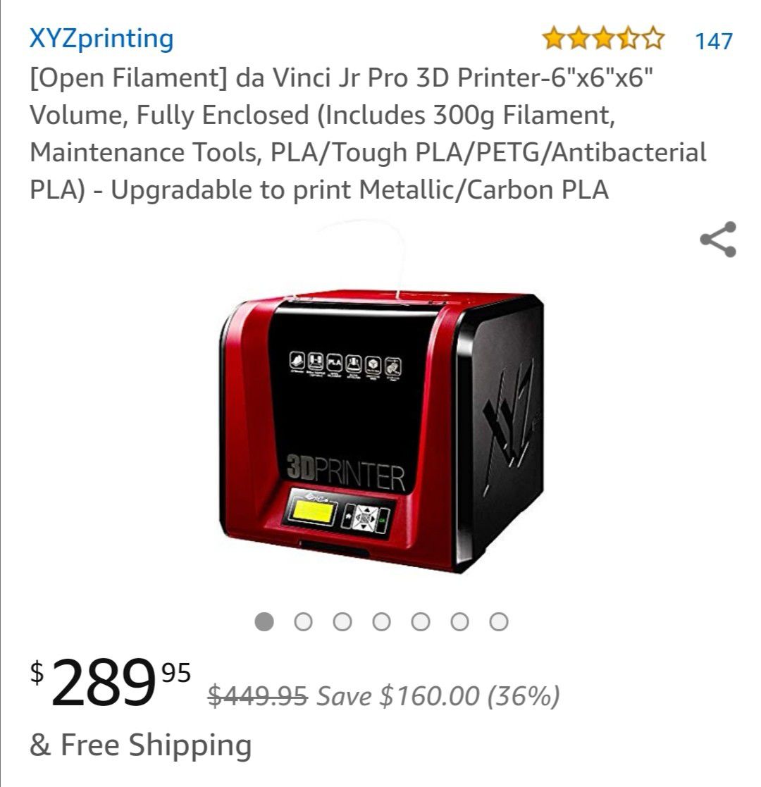 3d printer XYZ Da Vinci Jr. 1.0 pro