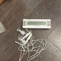 Min -Max Time Stamp Thermometer 