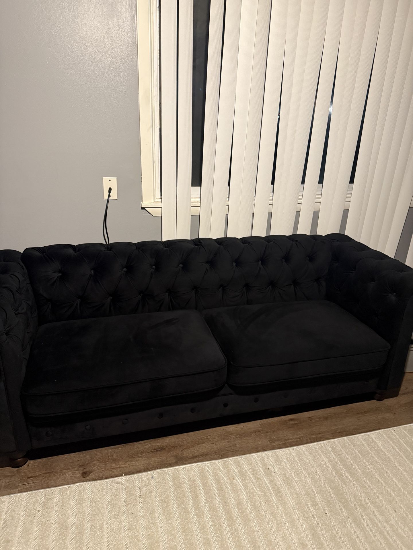 Black couch