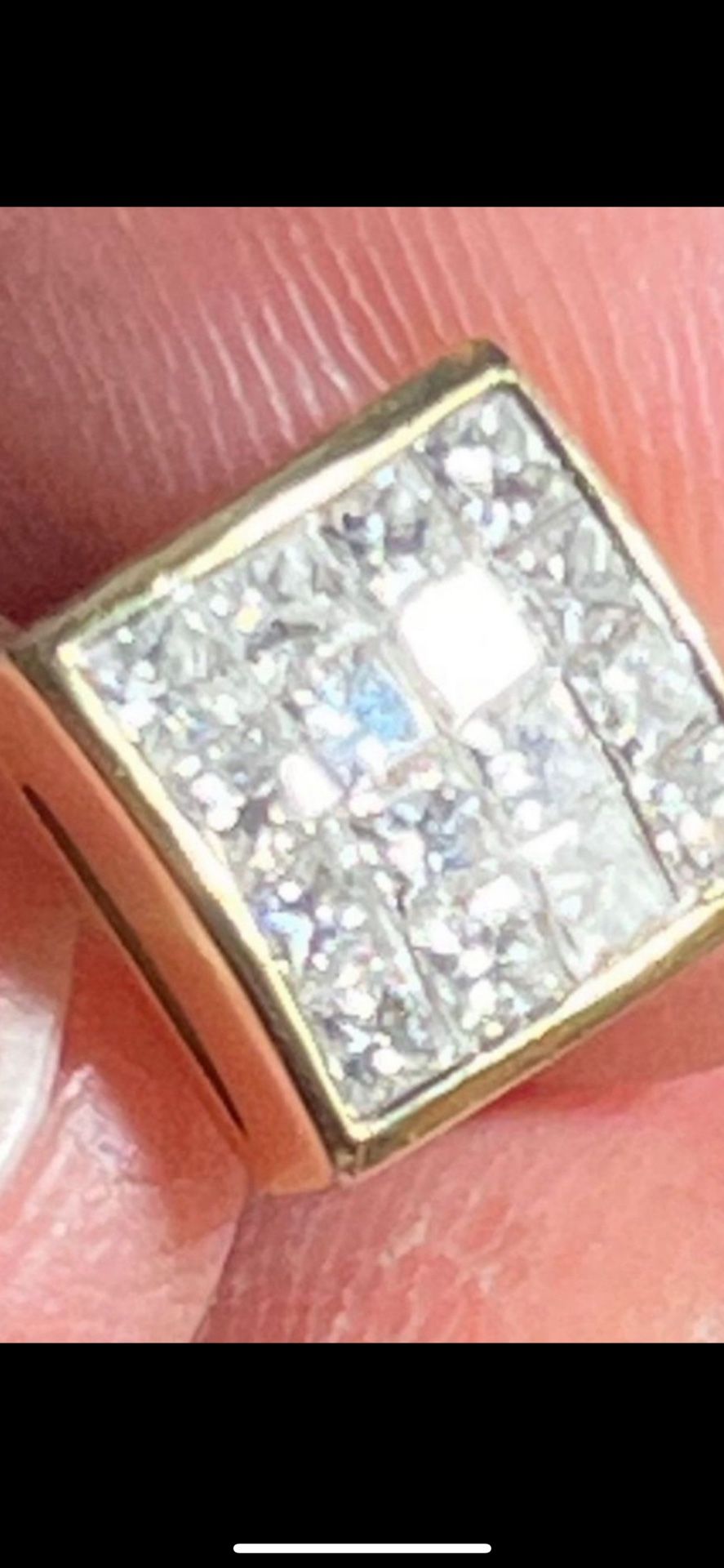 Earrings Diamond Gold!
