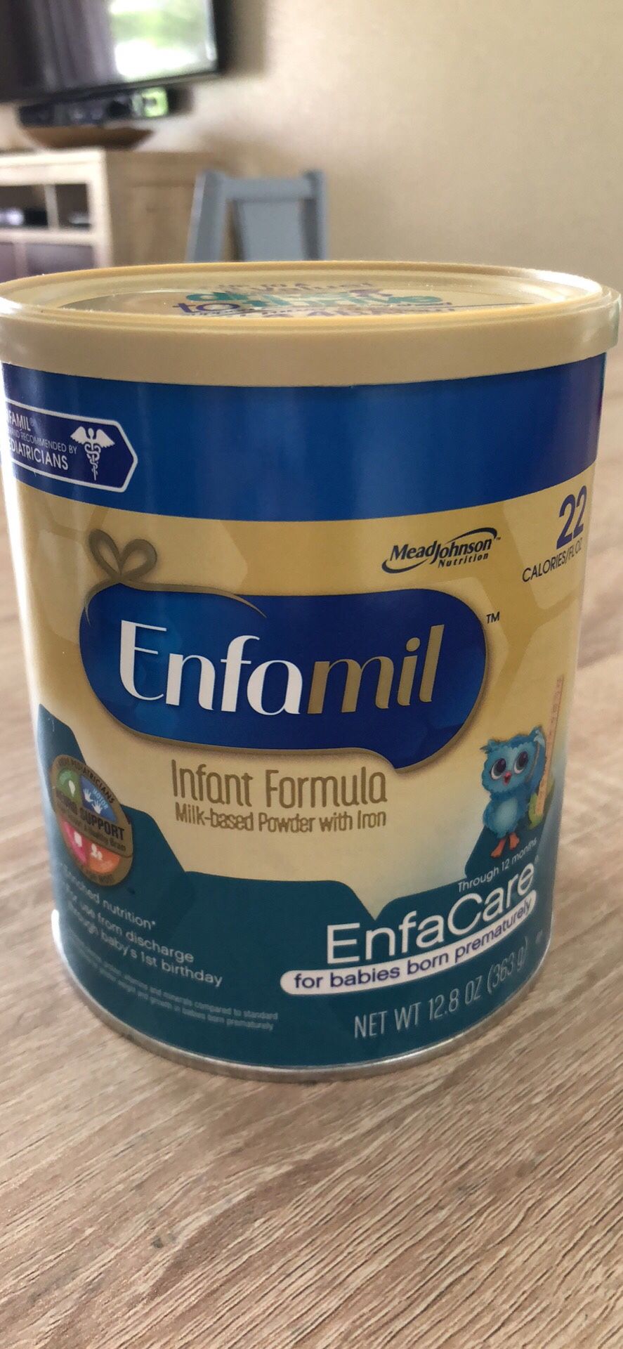 Enfamil, Enfacare - 22 Calories formula for premature babies.