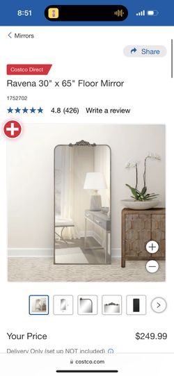 Large Vintage Mirror