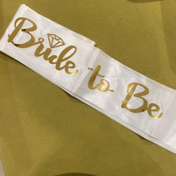 Bride To Be Dash